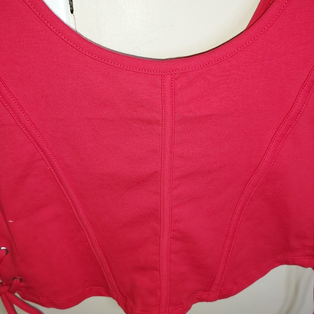 Ambiance Laced-up Side, Corset Girls Tank Top - Picture 6 of 8